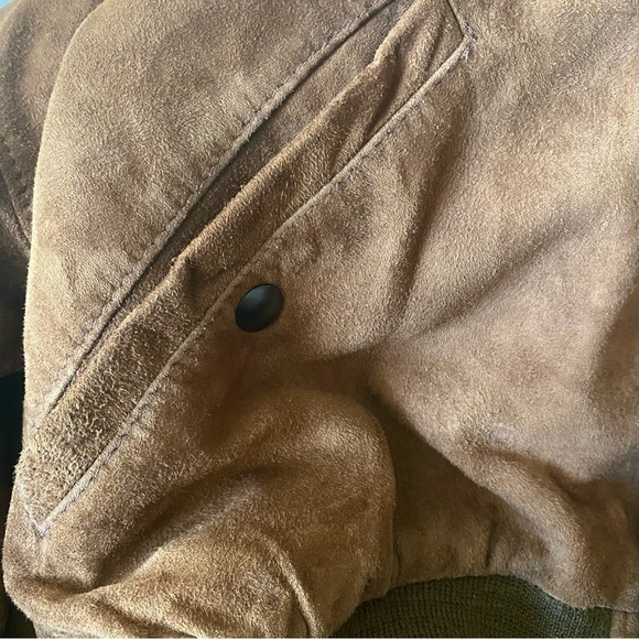 𝅺VALENTINO Uomo - Vintage Suede Bomber Jacket - Picture 10 of 16